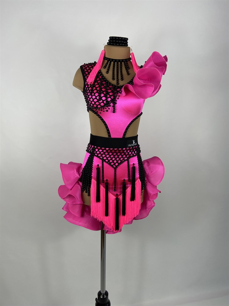 LA 011-01 Спортивное бальное платье для Латины (latina dress)